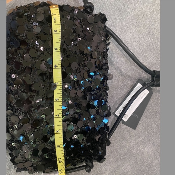 Mo&Co Black sequins bag NWT - Picture 5 of 6